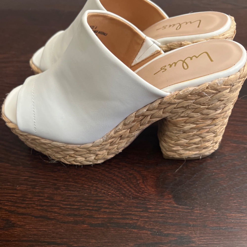 Lulus white mules - Picture 2 of 4